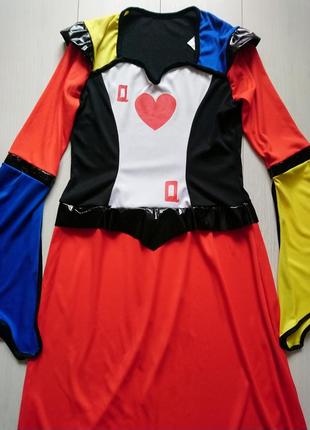 Карнавальна сукня королева сердець one size