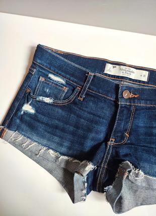Джинсовые шорты abercrombie & fitch new york 🫎 размер 26w3 фото