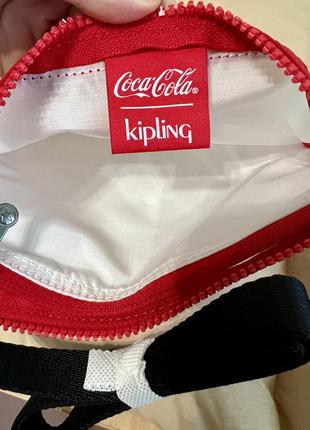 Сумка kipling creativity xb coca-cola wild red4 фото