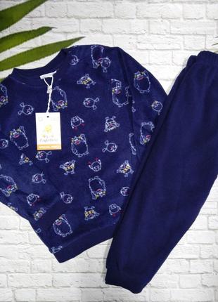 Флісова піжамка ovs на хлопчика 12-18 місяців