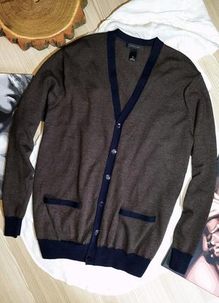 Кардиган 💯% вовна мериноса marcus law (l-xl)