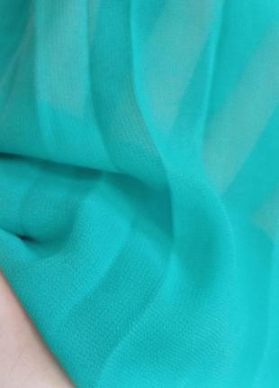 Новая симпатичная юбка в пол/длинная юбка плиссе в цвете бирюза, размер с-м6 фото