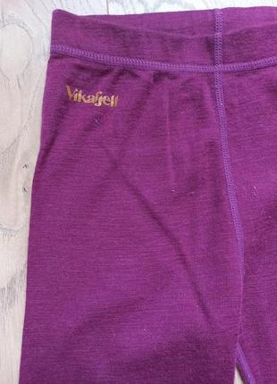 Vikafjell термобелье лосины леггинсы 100% мериносовая шерсть 5 лет