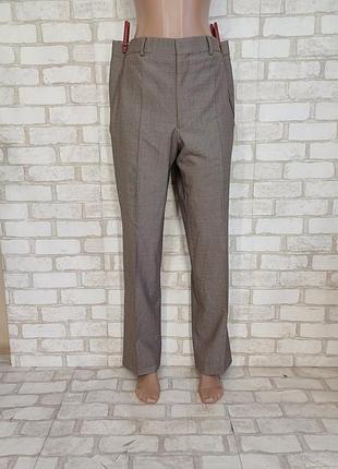 Новые теплые мужские штаны/брюки со 100 % шерсти в цвете беж, размер л-хл