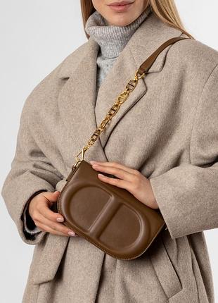 Сумка жіноча коричнева 6724-a s