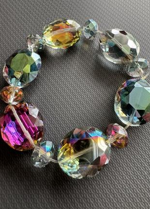 Браслет, крупные кристаллы