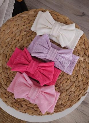 Весенняя повязка с бантиком 48-50/1-3 года