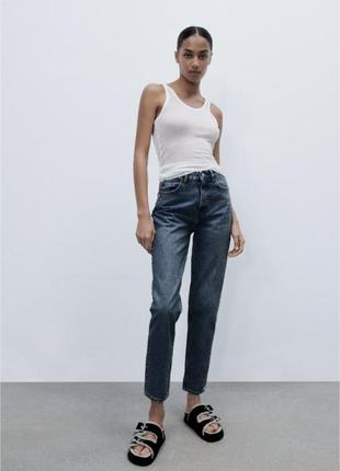 Zara mom comfort jeans eur 40 usa 83 фото