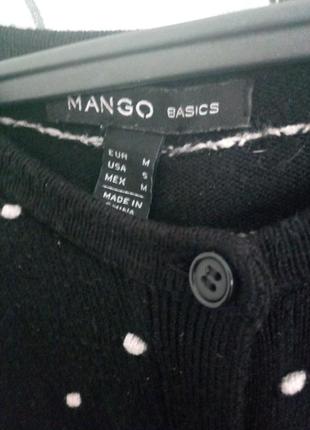 Кофточка в мелкий горошек mango2 фото