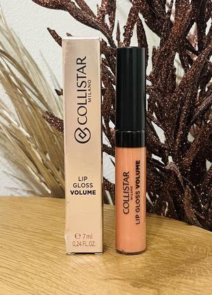 Оригінал collistar lip gloss volume 120 peach cameo блиск для губ оригинал блеск для губ1 фото