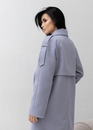 Двубортное полушерстяное пальто из новой коллекции 2024 размеры от 40 до 54 четыре цвета в наличии6 фото