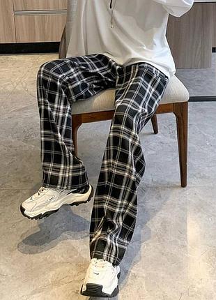Брюки премиум качества🔥, штаны в клетку, пижама, брюки в клетку3 фото