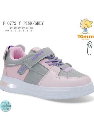 Кросівки кеди дитячі для дівчинки tom.m1 фото