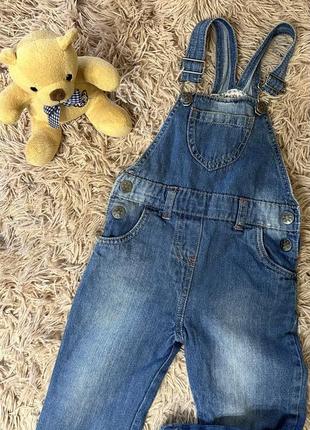 Джинсовый комбинезон 1 год-2,5 лет