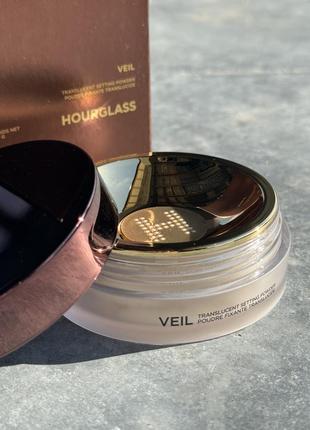 Рассыпчатая фиксирующая пудра hourglass veil translucent setting powder 10.5 g оригинал