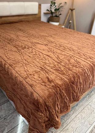 Пледов из микрофибры "вязка"