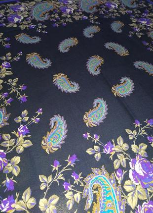 Роскошный винтажный шелковый платок в стиле eetro4 фото
