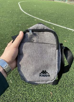 Спортивные борсетка kappa 4-х видеокамера нейлоновая меланж тканевая сумка для через группы