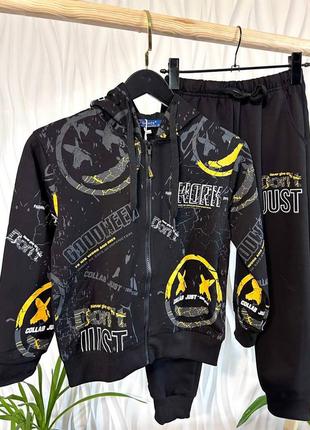 Grace весенний подростковый спортивный костюм для парня, размер 134 см,