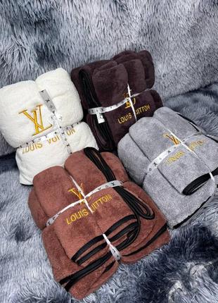 Подарунковий набір рушників 🦋2 фото