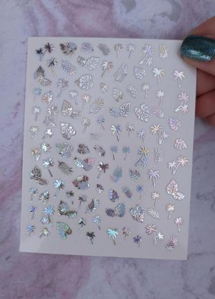 Наклейка большая голография