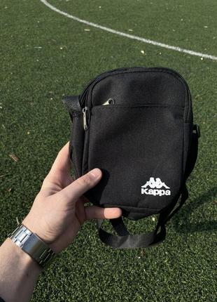 Спортивная черная сумка,черная борсетка,серая сумка,аксессуары kappa,черная сумка через плечо,мессенджер3 фото