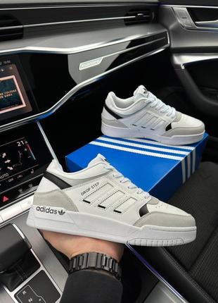 Чоловічі кросівки adidas originals drop step white gray