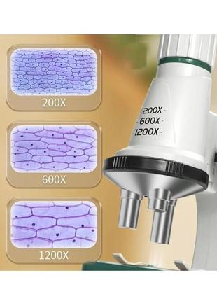 Микроскоп детский игрушечный stem игрушка с 1200 х увеличением sd6614 фото