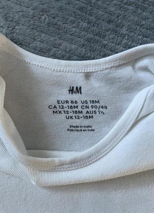 Боди с коротким рукавом h&amp;m 3