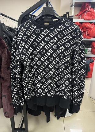 Ellesse мужской свитшот монограмм лого элис свитер