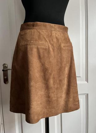 Натуральная замшевая юбка the kooples в стиле sandro3 фото