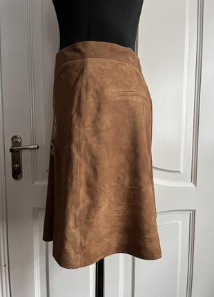 Натуральная замшевая юбка the kooples в стиле sandro6 фото