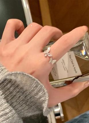 Кольцо бабочки колечко