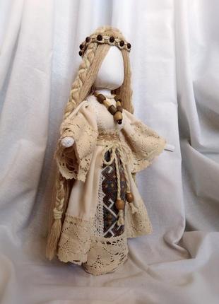 Лялька мотанка оберіг подарунок ручна робота handmade doll3 фото