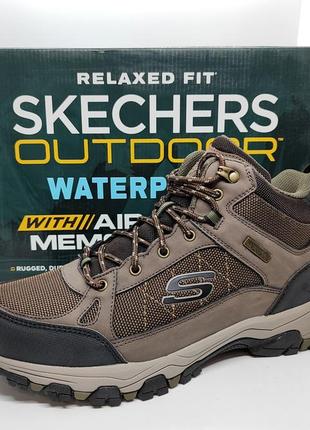 Водонепроницаемые кожаные ботинки skechers оригинал1 фото