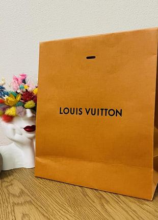 Оригінальний подарунковий пакет louis vuitton оригиналиный упаковка пакет подарочный1 фото