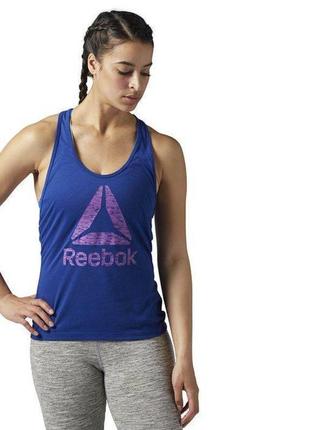 Синя легка спортивна майка reebok 36/s