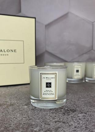 Jo malone london - mini peony &amp; blush suede scented candle bougie parfumee - мини свеча, 35 g