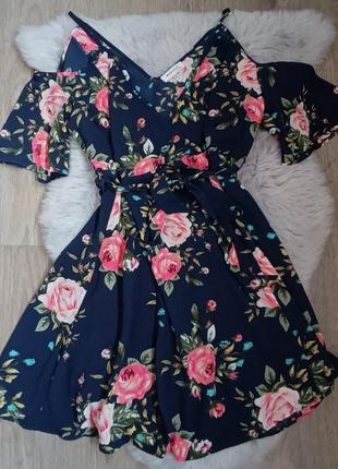 Сукня/сарафан на запах monteau,p.m