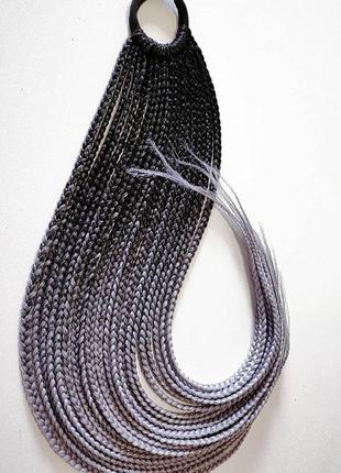 Афрорезинка афрокосички косички на резинке резинка с косичками канекалон подарок3 фото