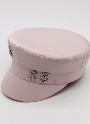 Жіноча кеппі ruslan baginskiy капелюшок в рожевому кольорі