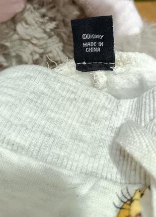 Нові тепленькі штани - джогери disney ( primark ) для малюка 0-3 місяці з  м'якого флісу з  disney-принтом8 фото