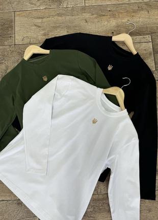 Лонгслив, символикой государства, патриотический, лонг, качественный long sleeve