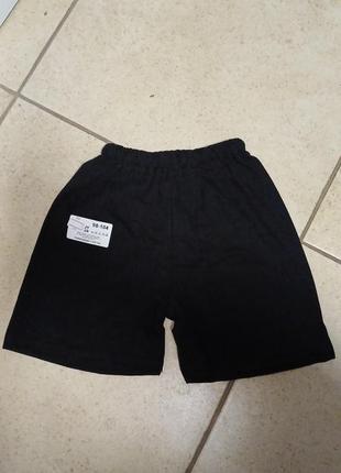 Шорты черные шортики черный сад физкультура