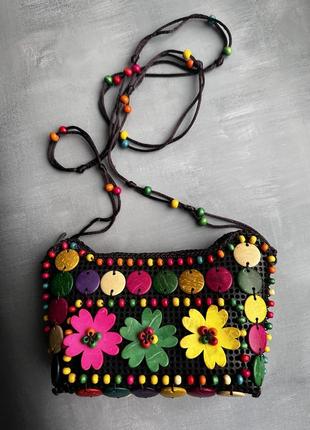 Жіноча сумка в стилі етно