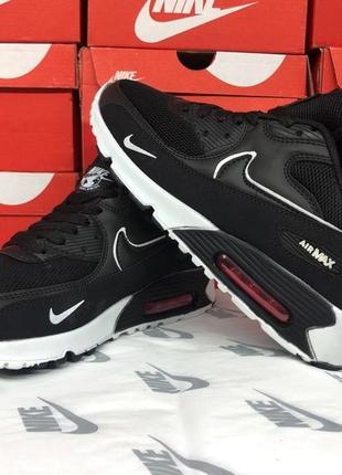 Кросівки nike air max 90 чорно-білі