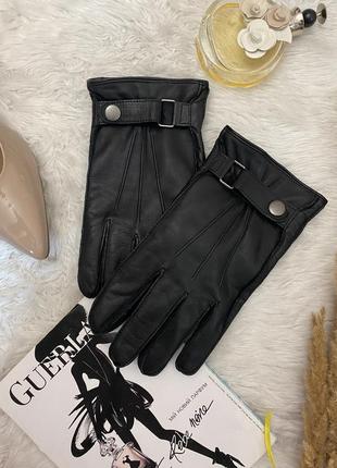 Кожаные варежки