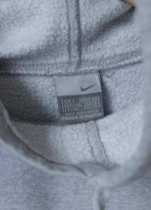 Nike vintage худые мужское кенгуру кофта с капюшоном серая найк свуш swoosh толстовка oakley y2k stussy bbc винтаж винтажное adidas champion9 фото