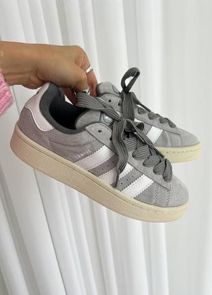 Adidas campus 00s grey женские кроссовки адидас кампус