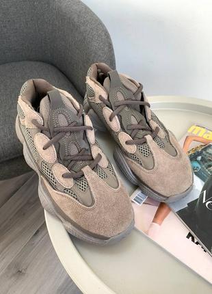 Женские кроссовки adidas yeezy boost 500 люкс качество4 фото